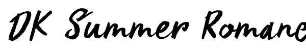 DK Summer Romance font preview